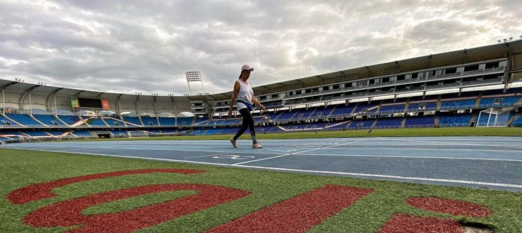 Pista atlética del estadio Pascual Guerrero ya está abierta Pista atlética del estadio Pascual Guerrero