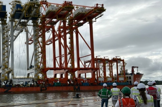 Buenaventura se moderniza con las grúas pórtico más grandes de Colombia para recibir megabuques e impulsar el comercio marítimo Buenaventura se moderniza con las grúas pórtico más grandes de Colombia para recibir megabuques e impulsar el comercio marítimo