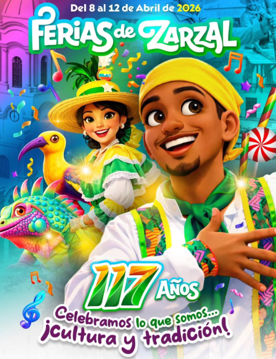 Ferias de Zarzal 2026: celebración de 177 años con mega conciertos y programación familiar Ferias de Zarzal 2026: celebración de 177 años con mega conciertos y programación familiar