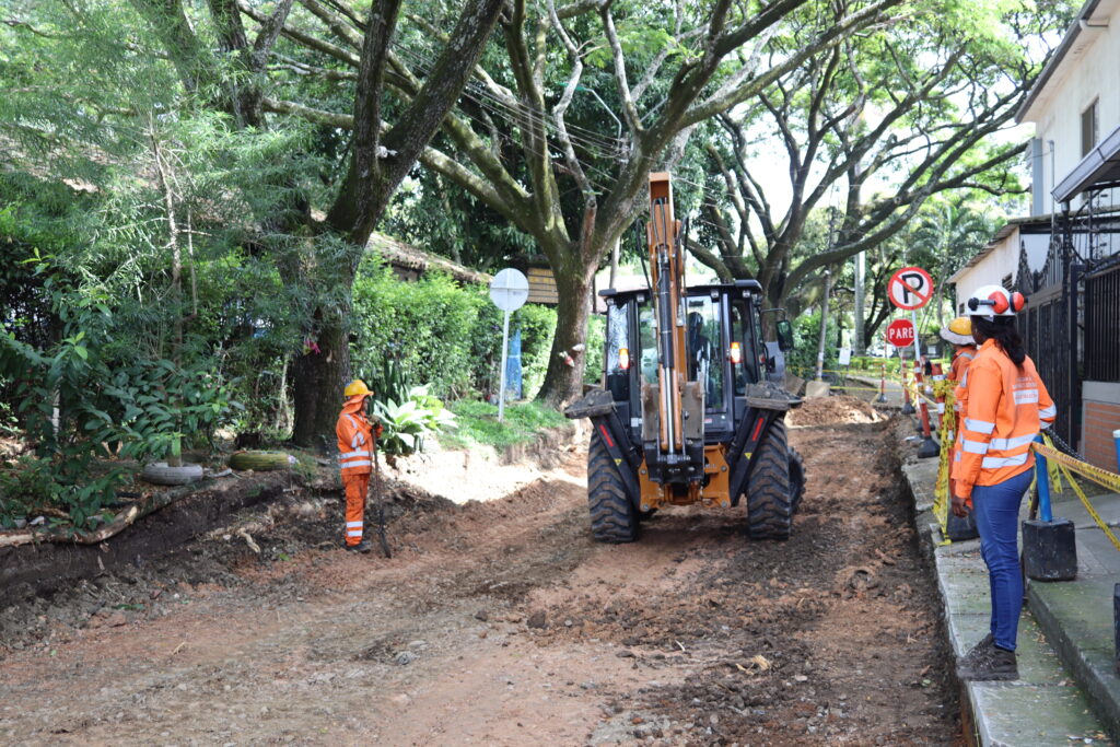 Se adelantan obras de recuperación en el barrio Olímpico, sur de Cali