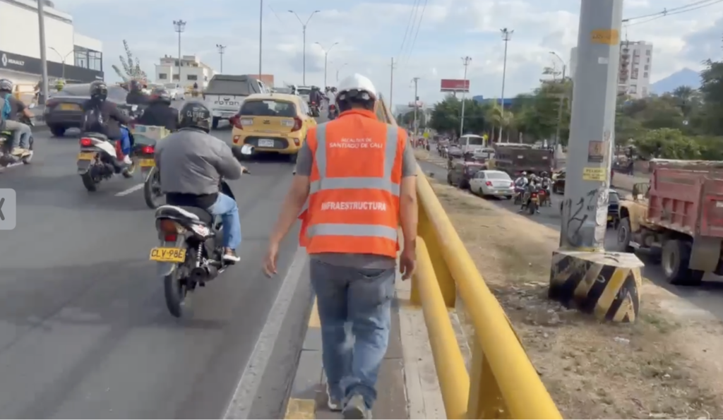 Puente de la Carrera 39 con Autopista: autoridades mantienen seguimiento a la estructura