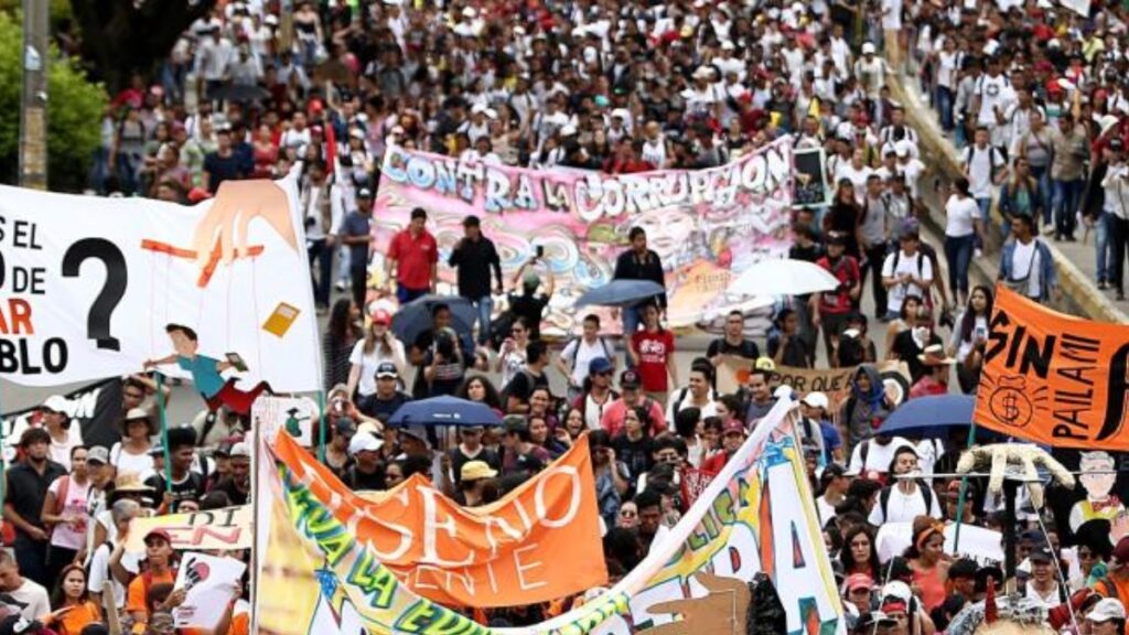 Marchas en Cali este 14 de octubre: recorrido, horarios y vías afectadas Movilizaciones Cali marchas