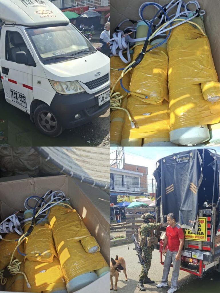 Incautan más de 400 kilos de explosivos que serían trasladados hacia Cali